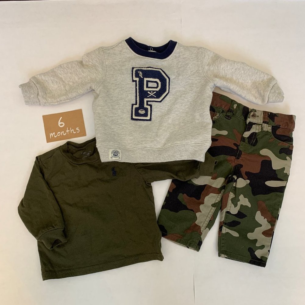 Ralph Lauren 3-Piece Outfit (6m)